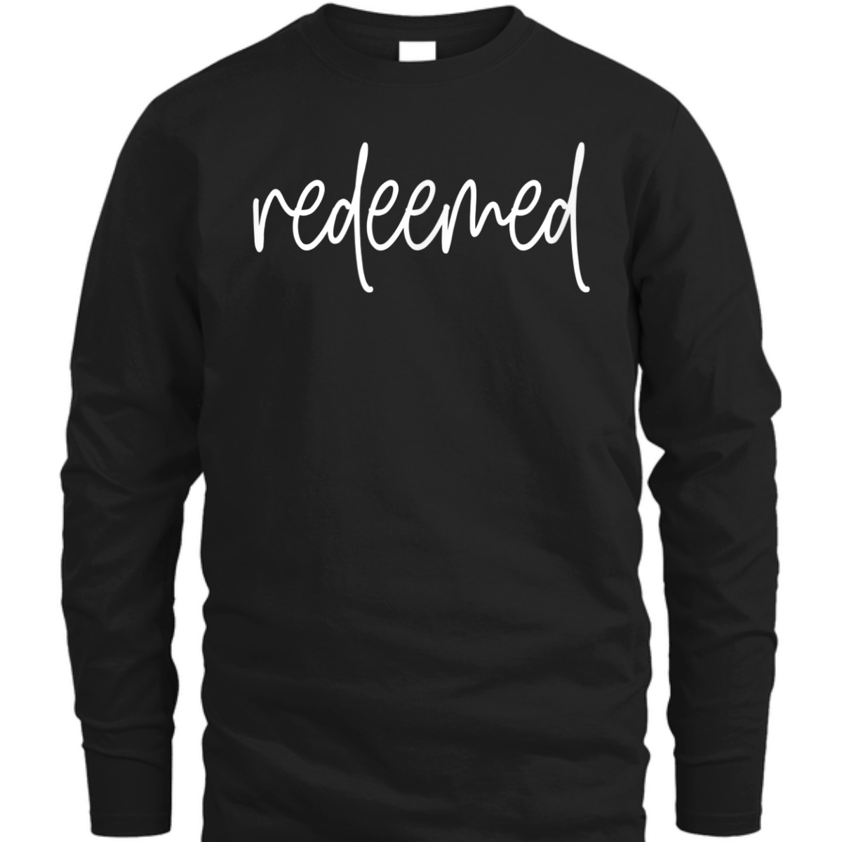 Redeemed Handwritten Christian Religious T-Shirt Redeemed Handwritten Christian Religious T-Shirt