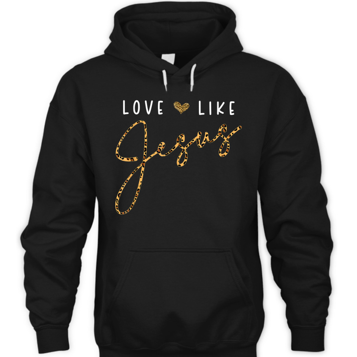 Love Like Jesus T-Shirt Leopard Heart Christian Faith Believers Gift Love Like Jesus T-Shirt Leopard Heart Christian Faith Believers Gift