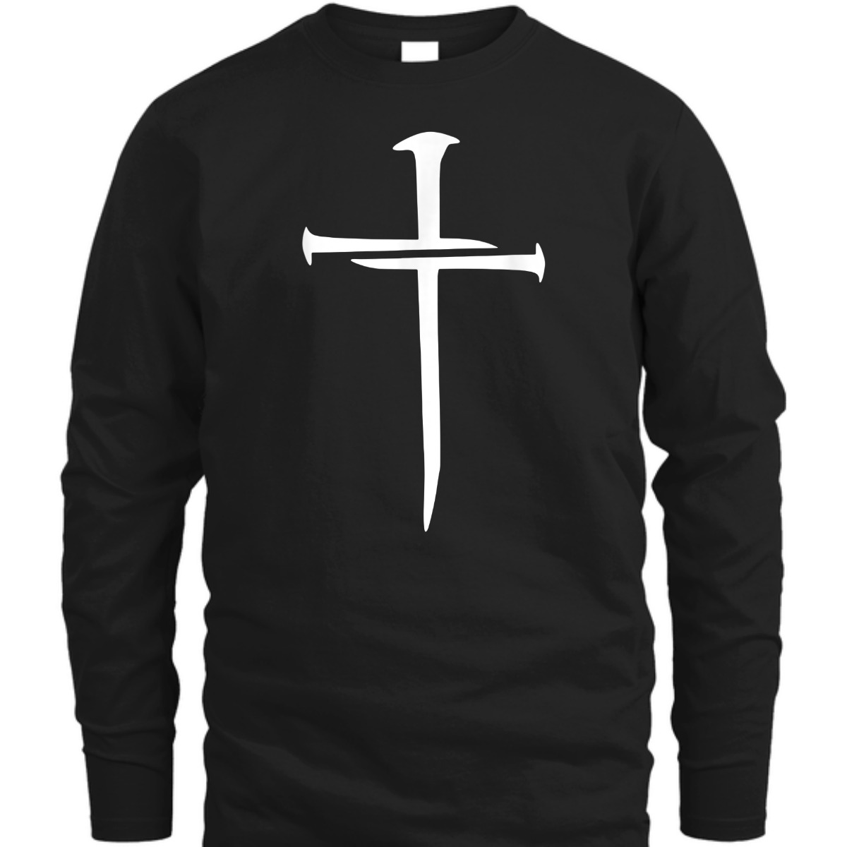 Christian Nail Cross Faith Distressed Religious T-Shirt Christian Nail Cross Faith Distressed Religious T-Shirt