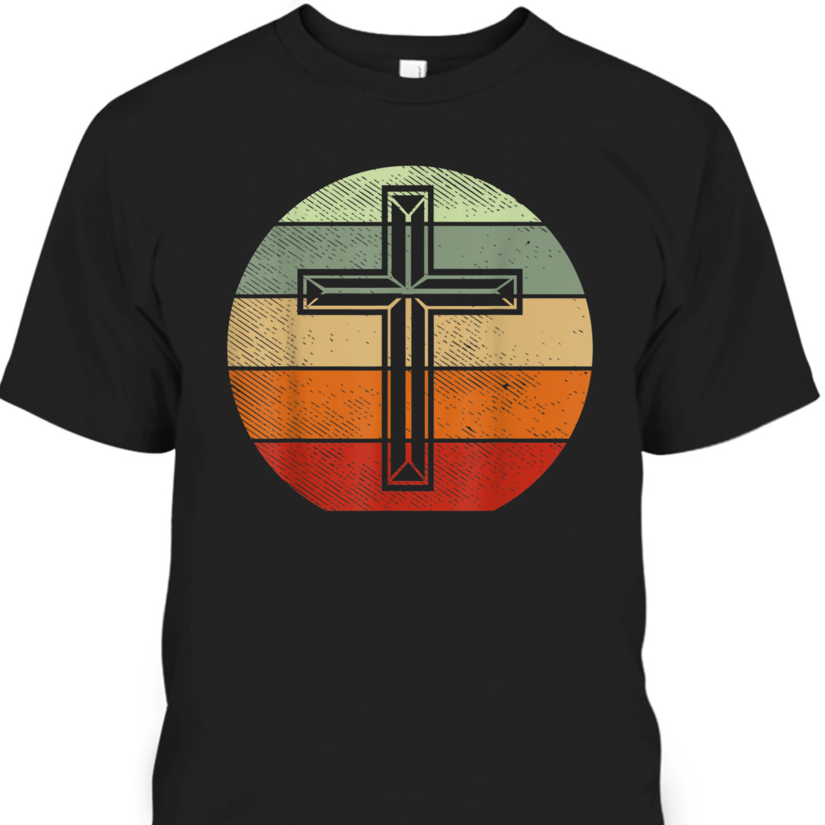 Jesus Retro Cross Christ God Faith Religious Christian T-Shirt Jesus Retro Cross Christ God Faith Religious Christian T-Shirt