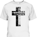 He Is Risen Christian Easter Day T-Shirt Bible Verse Religion Gift He Is Risen Christian Easter Day T-Shirt Bible Verse Religion Gift