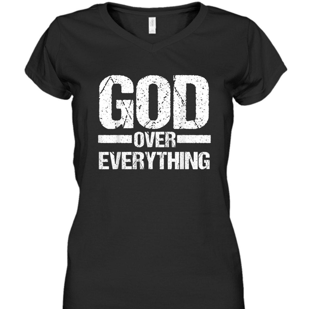God Over Everything T-Shirt Christian Faith Church Pastor Gift
