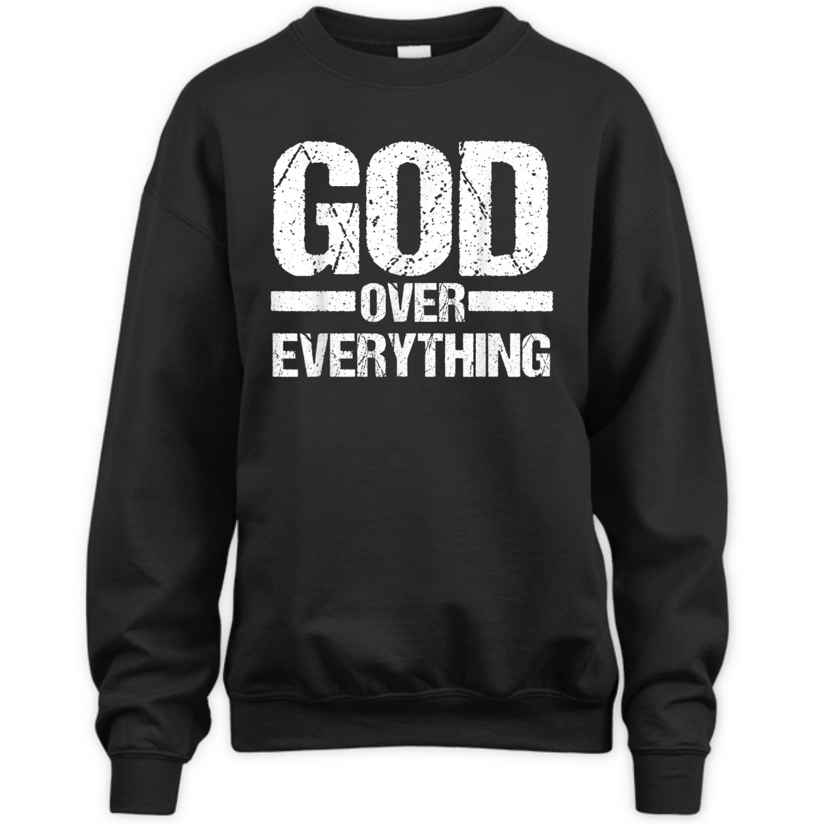 God Over Everything T-Shirt Christian Faith Church Pastor Gift