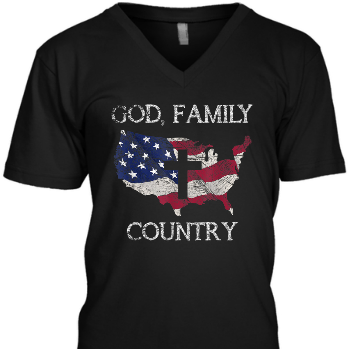 God Family Country T-Shirt Christian Cross 4th Of July God Family Country T-Shirt Christian Cross 4th Of July
