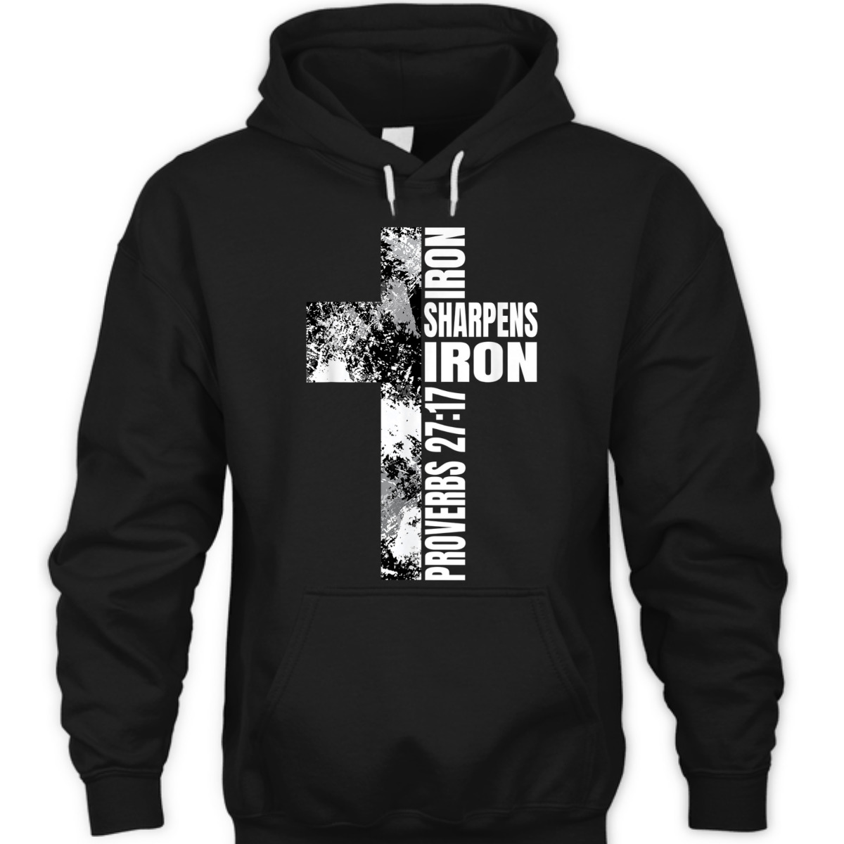 Iron Sharpens Iron Proverbs 27:17 Bible Verse T-Shirt Christian Religion Gift