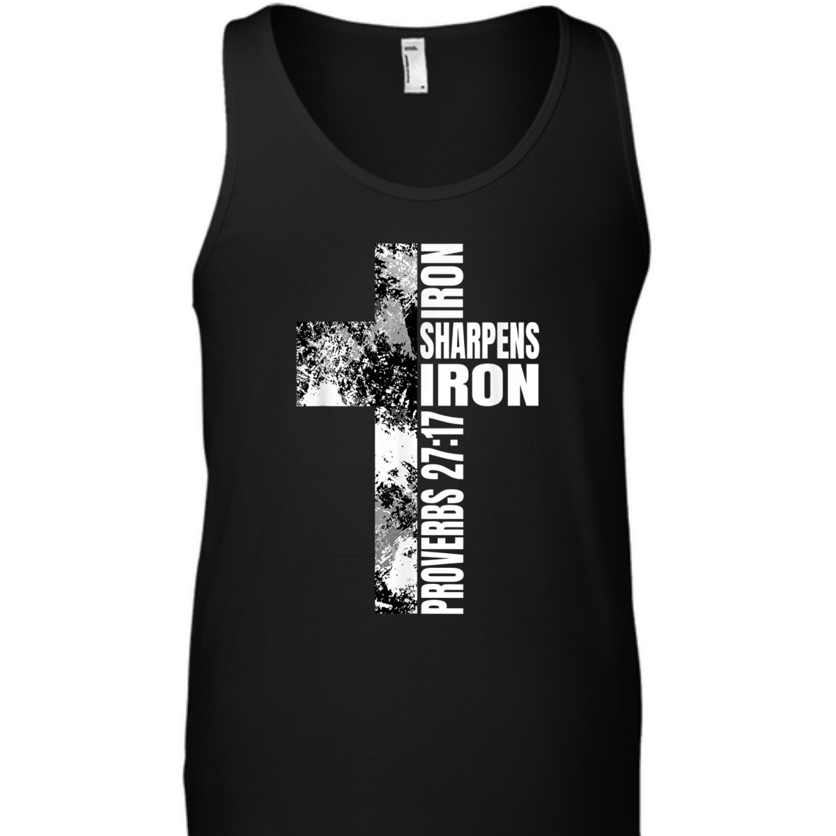 Iron Sharpens Iron Proverbs 27:17 Bible Verse T-Shirt Christian Religion Gift