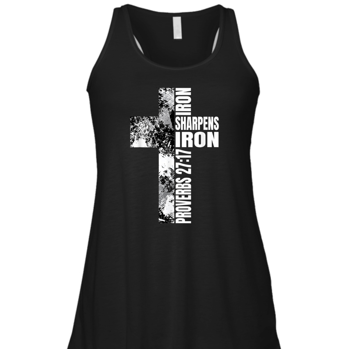 Iron Sharpens Iron Proverbs 27:17 Bible Verse T-Shirt Christian Religion Gift