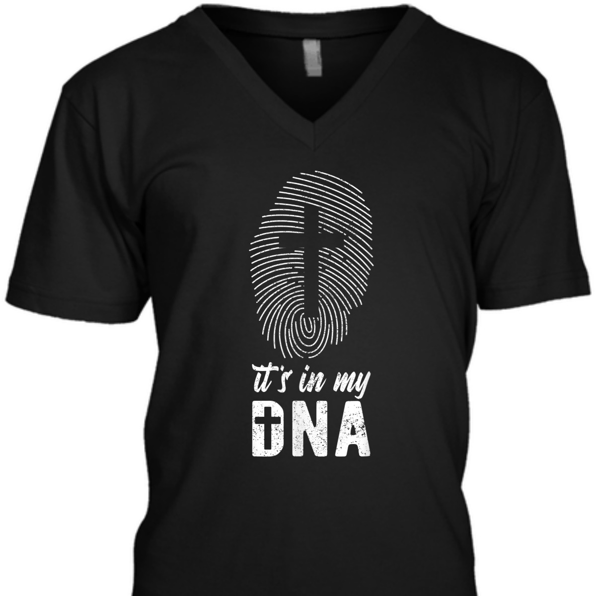 Its In My DNA Christian Cross T-Shirt