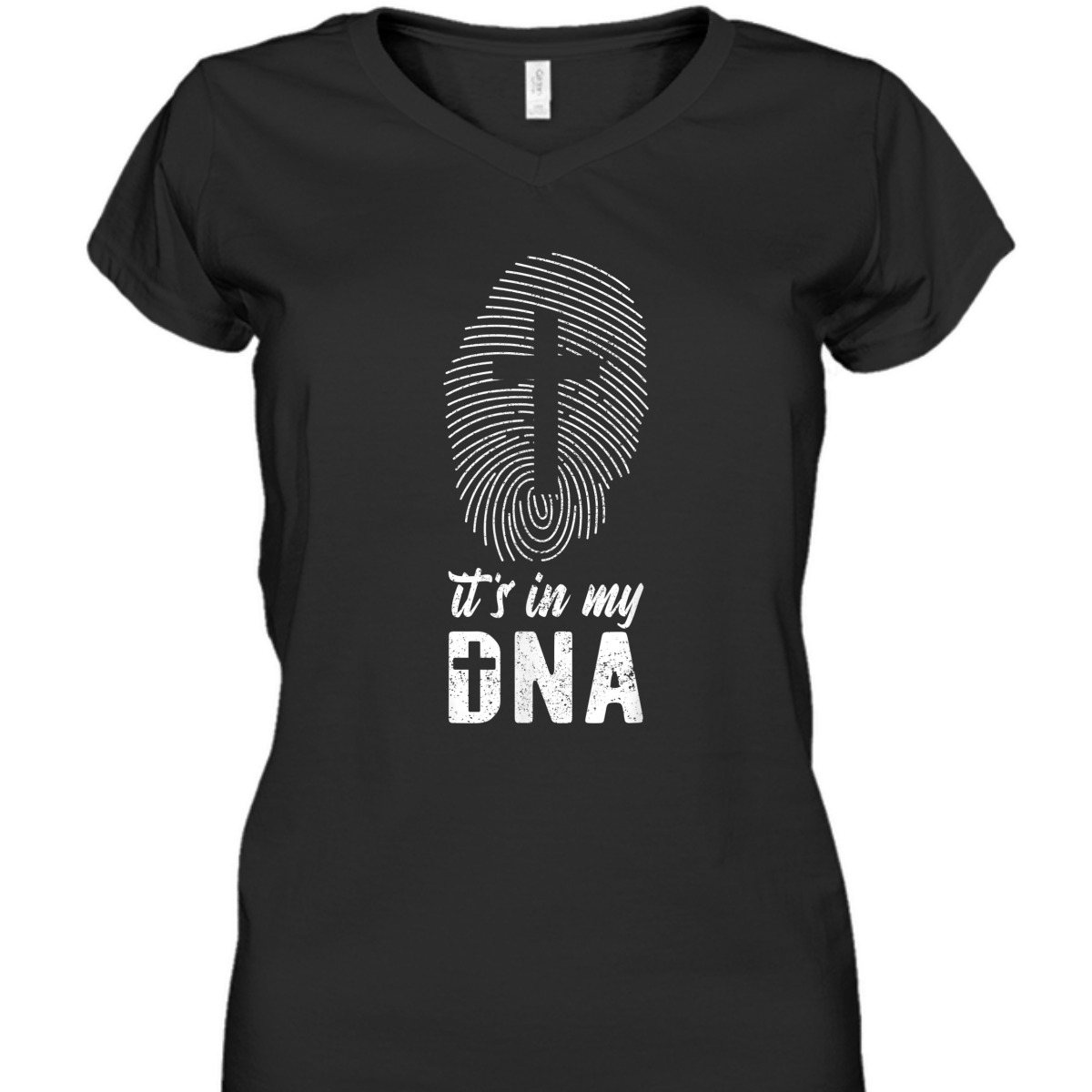Its In My DNA Christian Cross T-Shirt