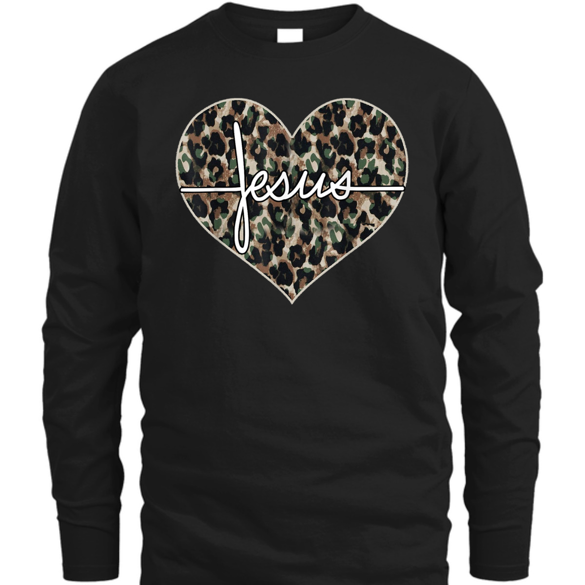 Jesus Cross Leopard Cheetah T-Shirt