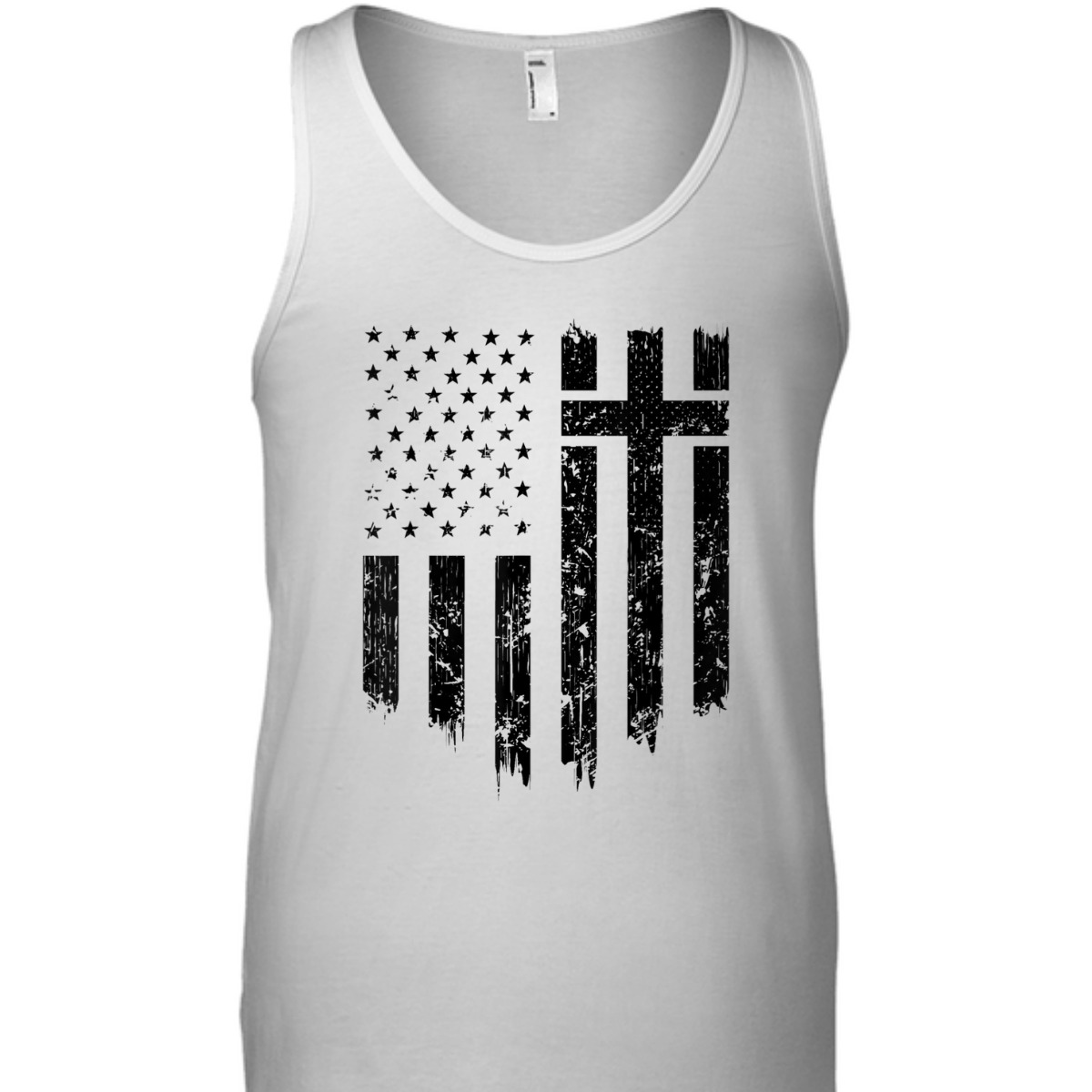 Vintage Distressed USA Flag 4th Of July Independence Day T-Shirt With Christian Cross Vintage Distressed USA Flag 4th Of July Independence Day T-Shirt With Christian Cross