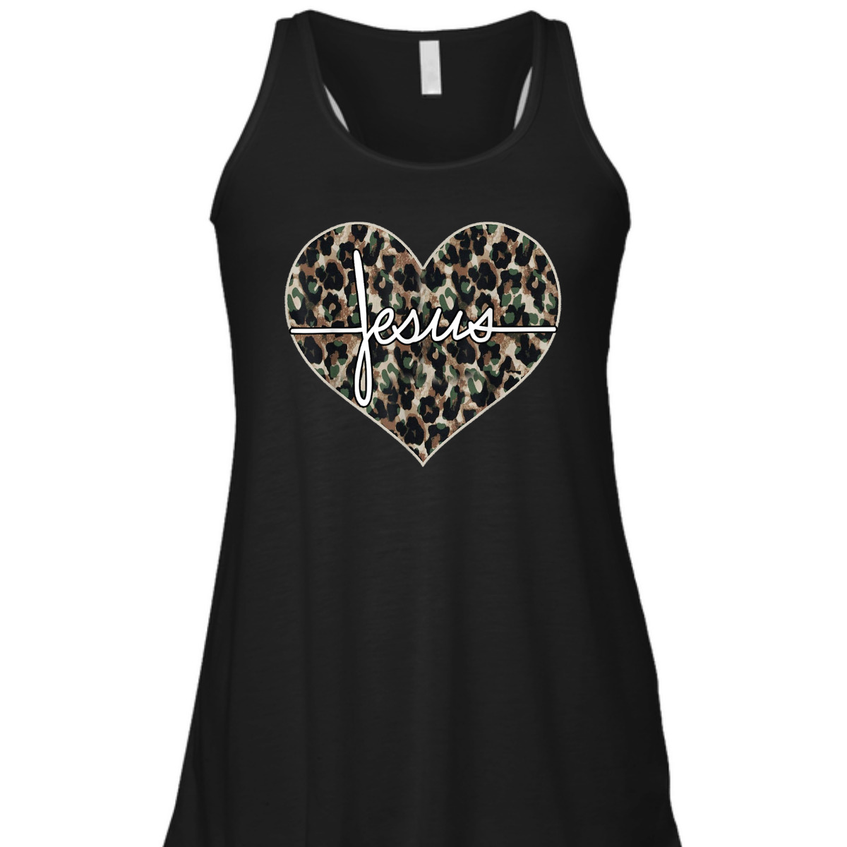 Jesus Cross Leopard Cheetah T-Shirt